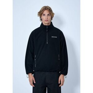 Miu Miu Men Half-Zip Fleece Sweatshirt